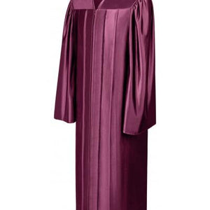 Shiny Maroon Bachelors Graduation Gown - College & University - Graduation Cap and Gown