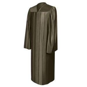 Shiny Brown Bachelors Graduation Gown - College & University - Graduation Cap and Gown