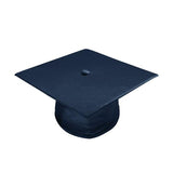 Shiny Navy Blue High School Graduation Cap and Gown - Graduation Cap and Gown