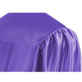 Shiny Purple High School Graduation Cap and Gown - Graduation Cap and Gown