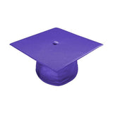 Shiny Purple High School Graduation Cap and Gown - Graduation Cap and Gown