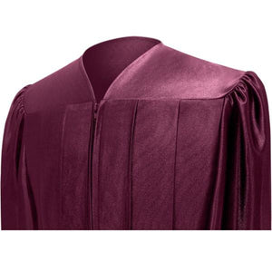 Shiny Maroon Bachelors Cap & Gown - College & University - Graduation Cap and Gown