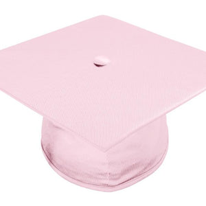 Shiny Pink Bachelors Graduation Cap - College & University - Graduation Cap and Gown