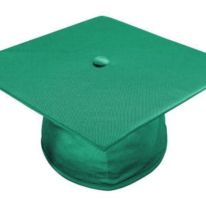 Shiny Emerald Green Bachelors Graduation Cap - College & University - Graduation Cap and Gown