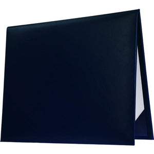 Navy Blue Diploma Cover - College & High School Diploma Covers - Graduation Cap and Gown