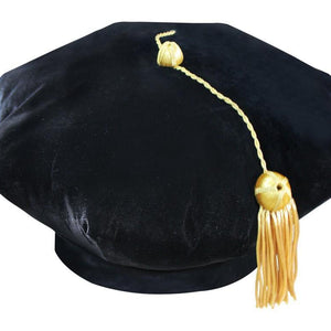 8 Sided Doctoral Tam - Academic Faculty Regalia - Graduation Cap and Gown