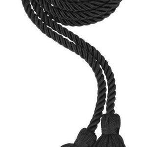 Black Graduation Honor Cord - College & High School Honor Cords - Graduation Cap and Gown