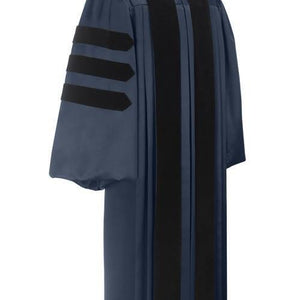 Deluxe Navy Blue Doctoral Gown - Graduation Attire