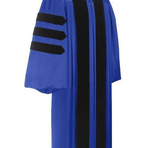 Deluxe Royal Blue Doctoral Gown - Graduation Attire