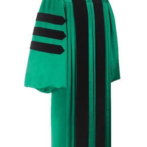 Deluxe Emerald Doctoral Gown - Graduation Attire