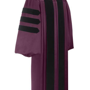 Deluxe Maroon Doctoral Gown - Graduation Attire