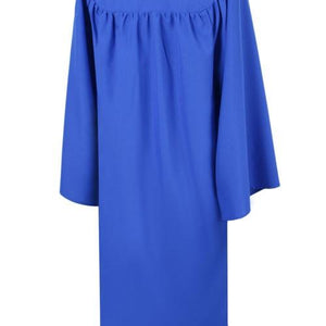 Matte Royal Blue High School Graduation Gown - Graduation Cap and Gown