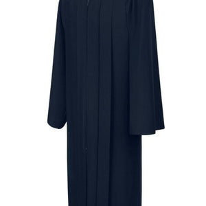 Matte Navy Blue High School Graduation Gown - Graduation Cap and Gown