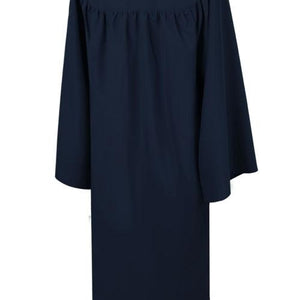 Matte Navy Blue High School Graduation Gown - Graduation Cap and Gown