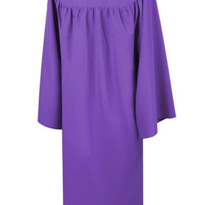 Matte Purple High School Graduation Gown - Graduation Cap and Gown