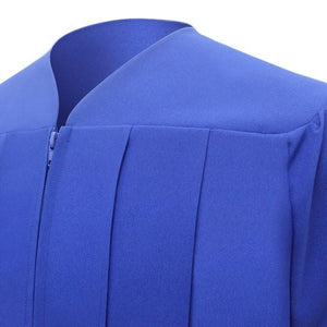 Matte Royal Blue High School Graduation Cap and Gown - Graduation Cap and Gown