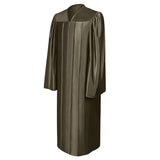 Shiny Brown High School Graduation Gown - Graduation Cap and Gown