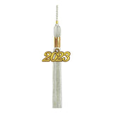 Shiny Silver High School Cap and Gown