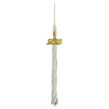 Shiny Silver High School Cap and Gown