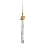 Shiny Silver High School Cap and Gown