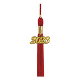 Shiny Red High School Graduation Cap & Gown
