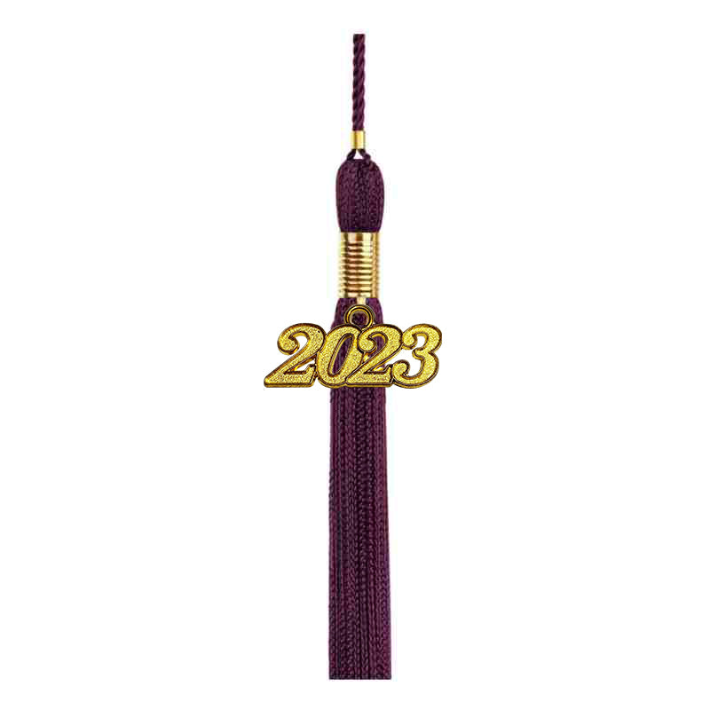 Matte Maroon High School Graduation Cap and Gown