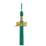 Shiny Emerald Green Graduation Cap & Gown