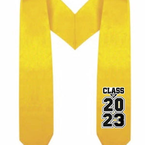 Gold Preschool & Kindergarten Class of 2023 Graduation Stole