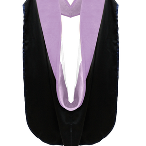 Doctor of Dentistry Hood - Lilac & White