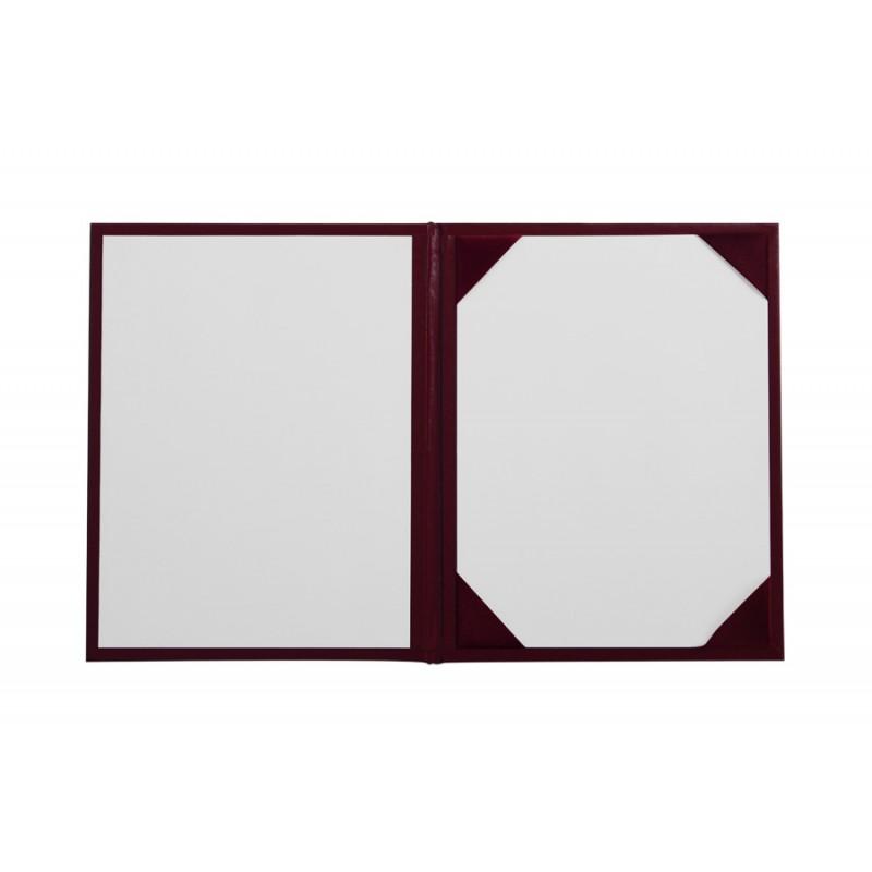 Maroon Imprinted Diploma Cover - High School Diploma Covers