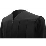 Matte Black Associates Graduation Cap & Gown - College & University