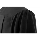 Matte Black Associates Graduation Cap & Gown - College & University