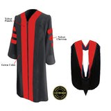 Custom Classic Doctoral Gown and Hood Package